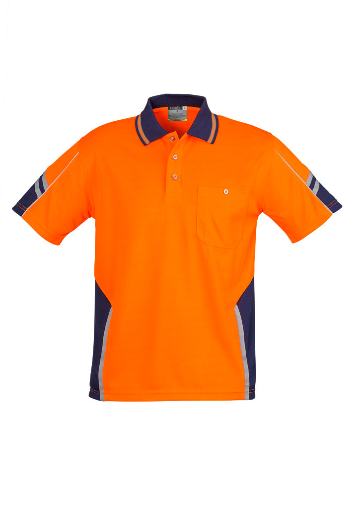 Mens Hi Vis Squad Short Sleeve Polo