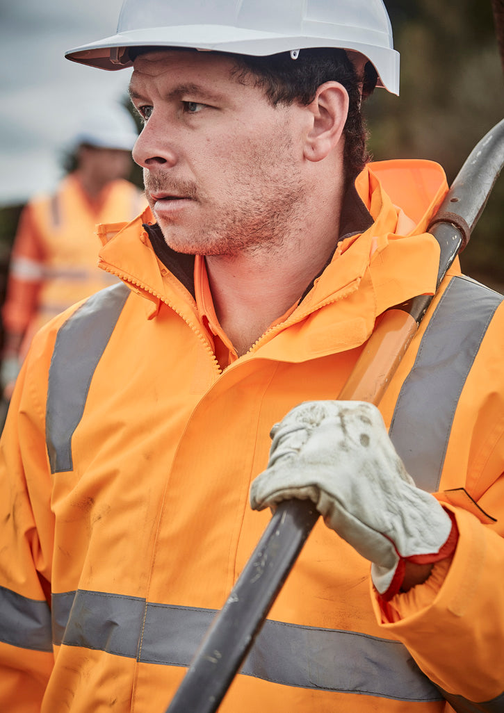 Unisex Hi Vis VIC Rail 4 In 1 Waterproof Jacket