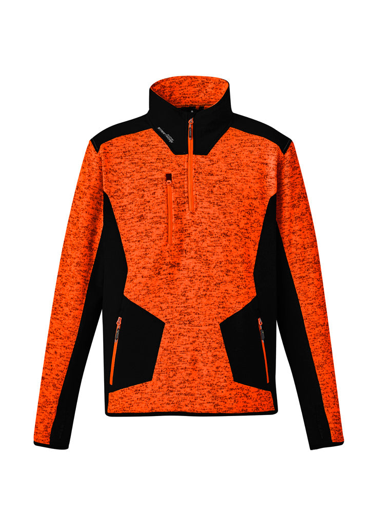 Unisex Streetworx Reinforced Knit 1/2 Zip Pullover